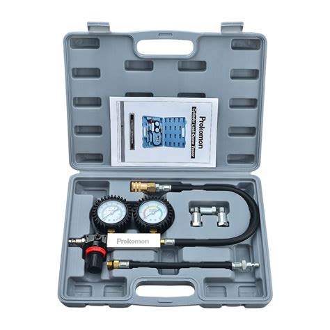 leak down tester kit|Cylinder Leak Down Tester, Dual Gauge Leakdown Detector Kit